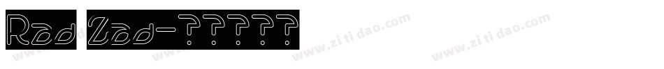 Rad Zad字体转换